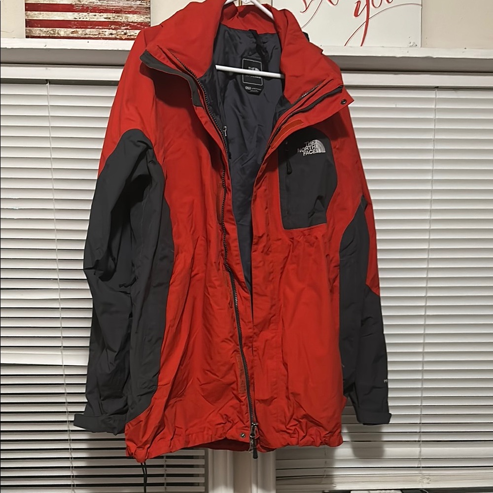 The North Face Red and Black Jacket